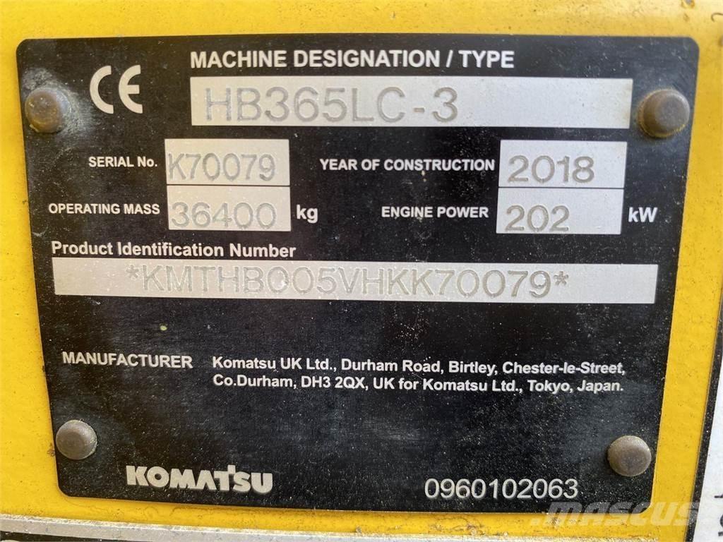 Komatsu HB365LC-3 Telakaivukoneet
