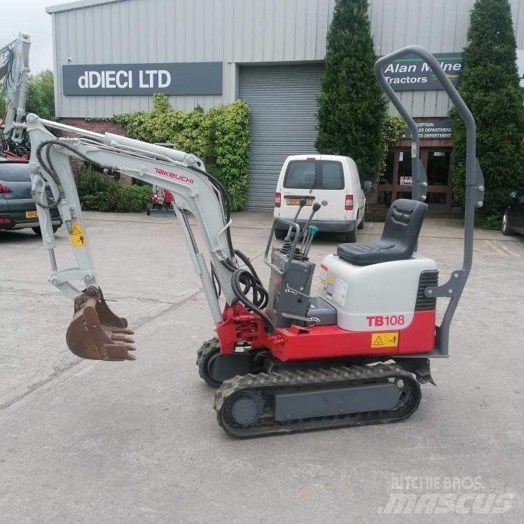 Takeuchi TB108 Minikaivukoneet < 7t