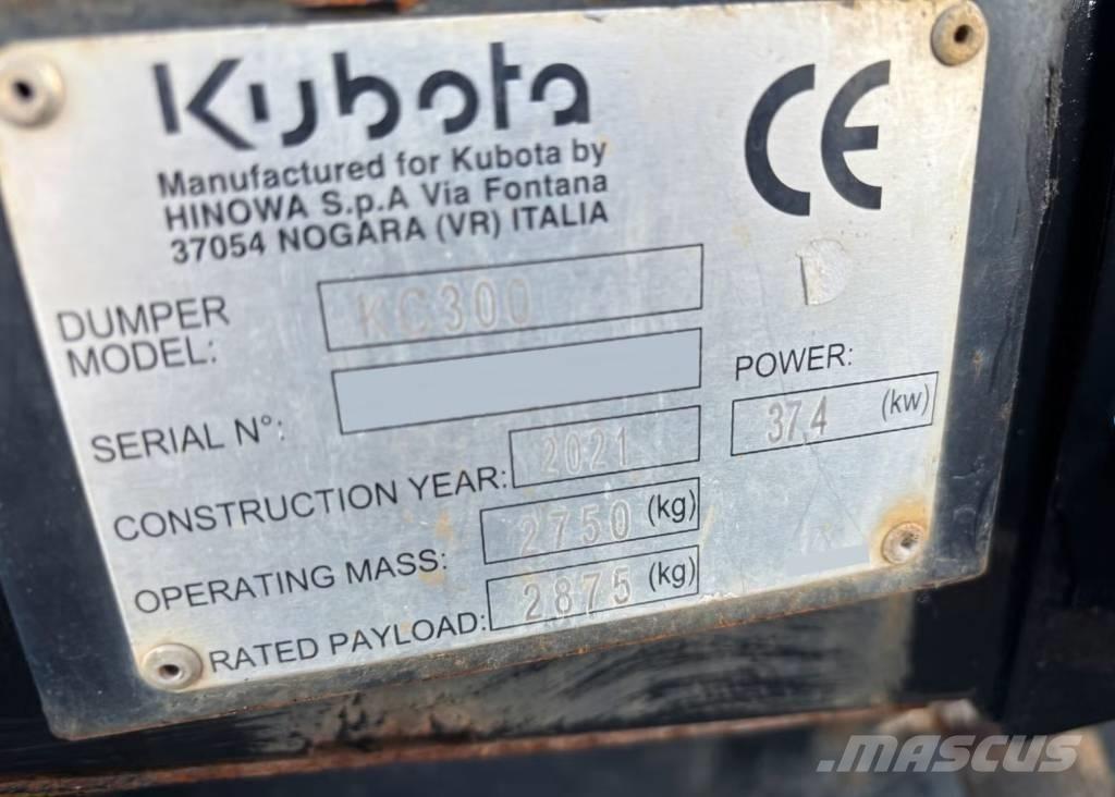 Kubota KC 300 HR-5 Muut kuormaus- ja kaivuulaitteet sekä lisävarusteet