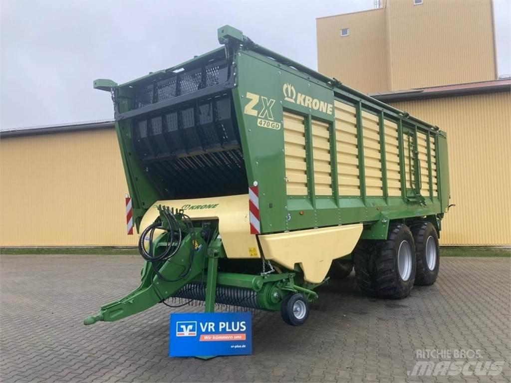 Krone ZX470GD Keräävät noukinvaunut ja silppurivaunut