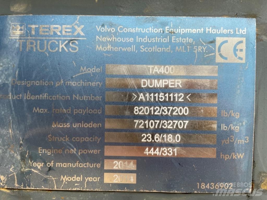 Terex TA 400 Dumpperit