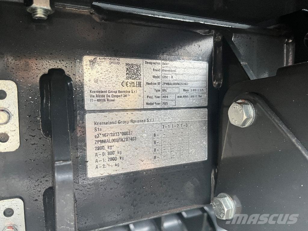 Kverneland 6350R Pyöröpaalaimet
