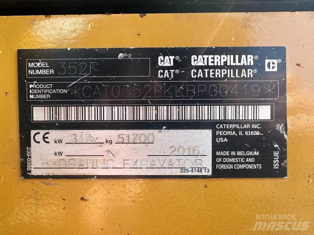 CAT 352F Telakaivukoneet