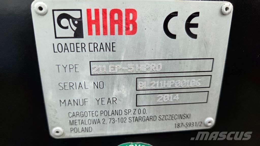 Hiab 211 EP-5 Hipro Kappaletavaranosturit