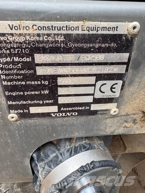 Volvo ECR58D Minikaivukoneet < 7t