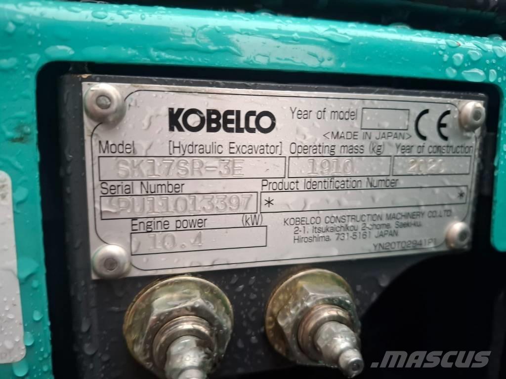 Kobelco SK 17 SR-3E Minikaivukoneet < 7t