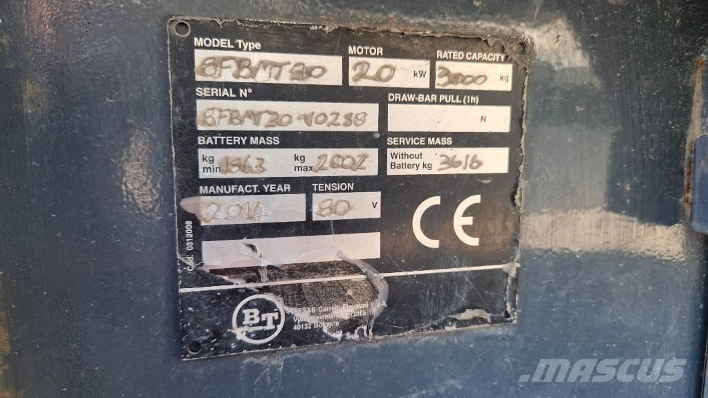 Toyota 8 FBMT 30 Sähkötrukit