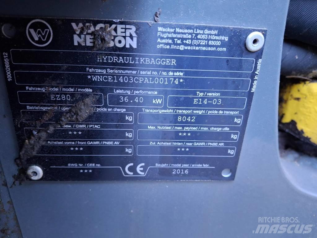 Wacker Neuson EZ 80 Midikaivukoneet 7t - 12t