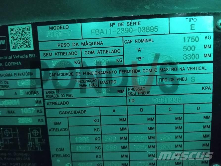 Doosan B 18 T-7 Sähkötrukit