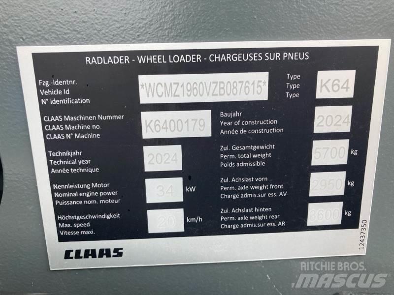 CLAAS TORION 530 Pyöräkuormaajat