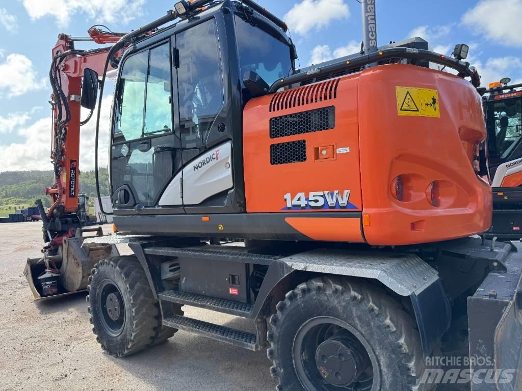 Hitachi ZX 145 W-6 Pyöräkaivukoneet