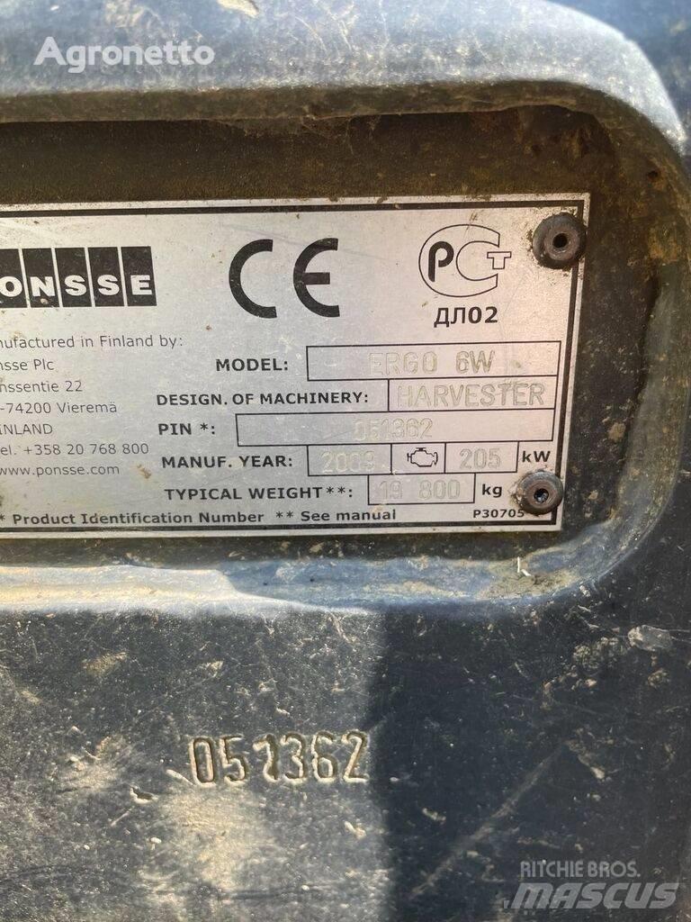Ponsse Ergo 6W Harvesterit