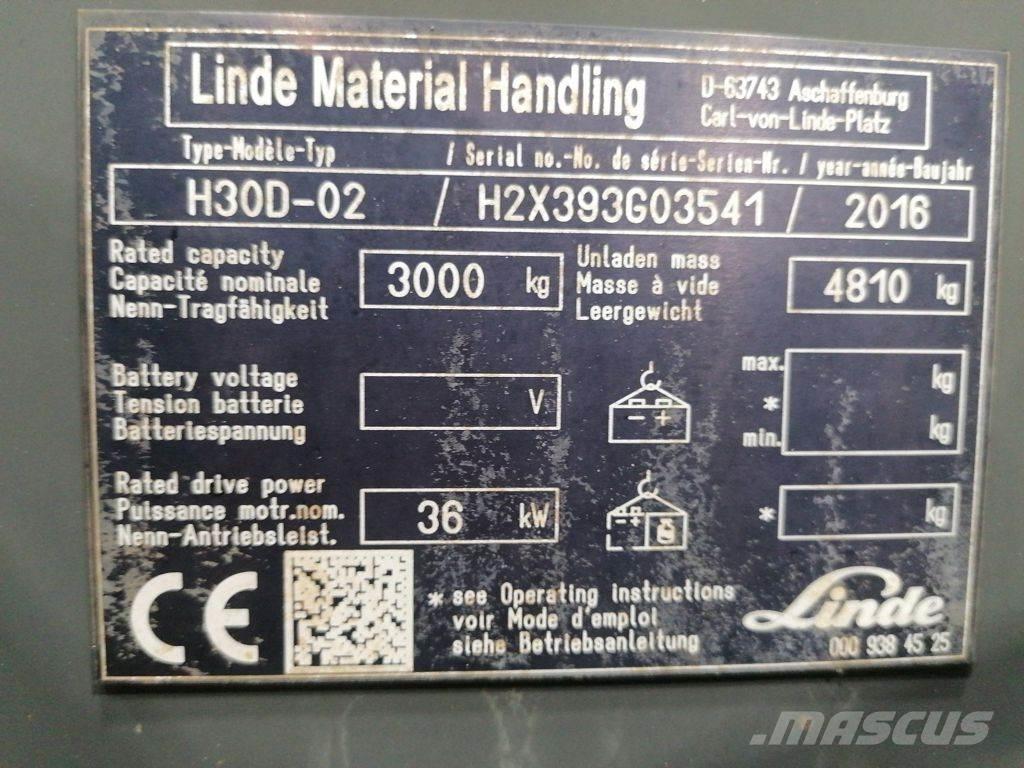 Linde H30D-02 Dieseltrukit