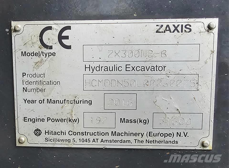 Hitachi ZX 300 LC-6 Telakaivukoneet