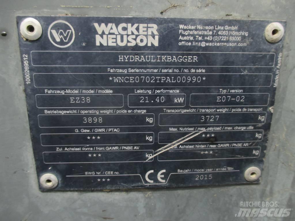 Wacker Neuson EZ 38 Telakaivukoneet