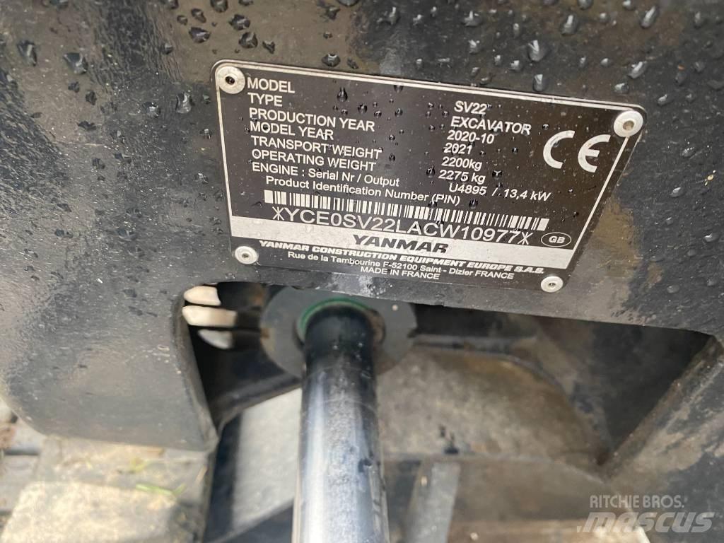 Yanmar SV 22 Minikaivukoneet < 7t