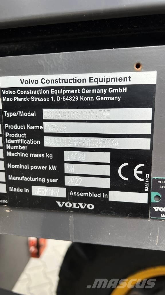 Volvo EWR 130 E Pyöräkaivukoneet
