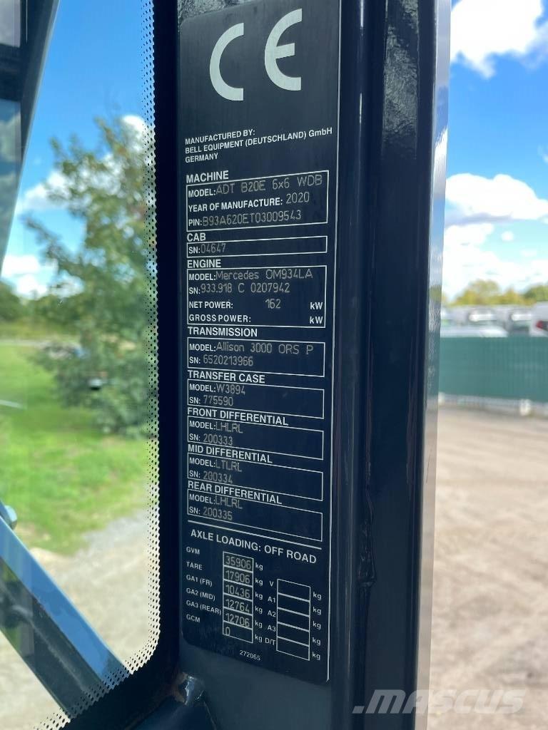Bell B20E Dumpperit