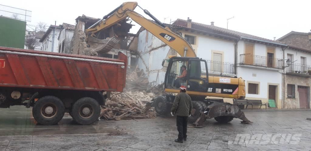 CAT M318d Pyöräkaivukoneet