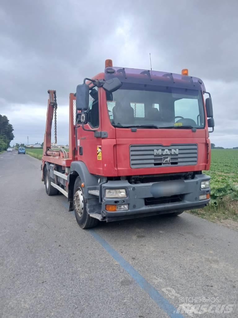 MAN TGM 18.280 Nostovarsi-vaihtolavakuorma-autot