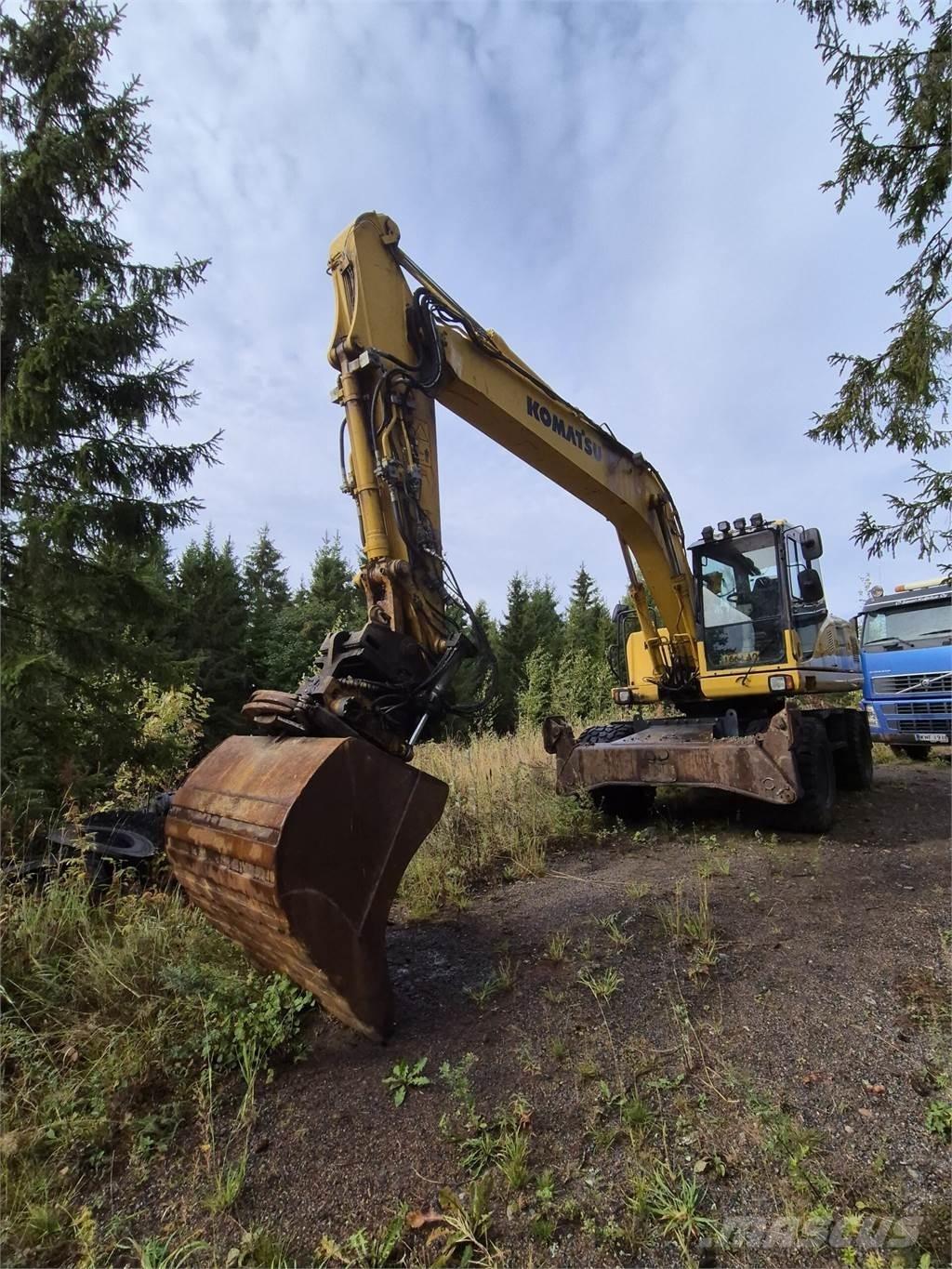 Komatsu PW180 ES-7 Pyöräkaivukoneet