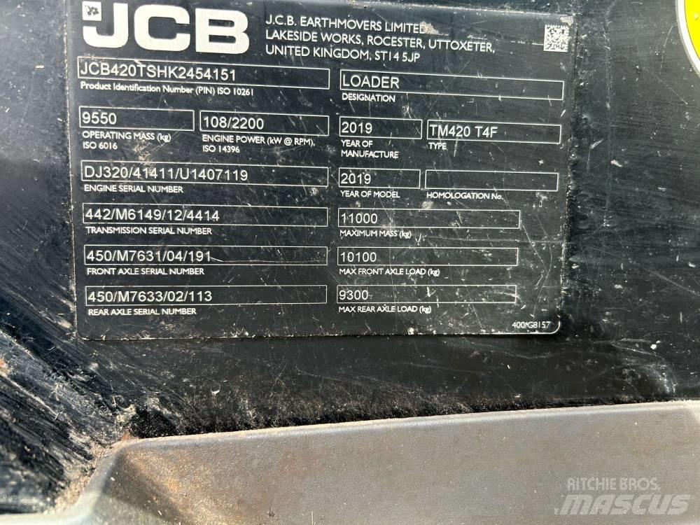 JCB TM 420 Maatalouskurottajat