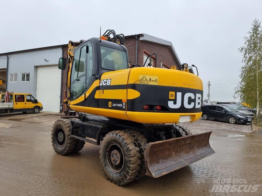JCB JS 145 W Pyöräkaivukoneet