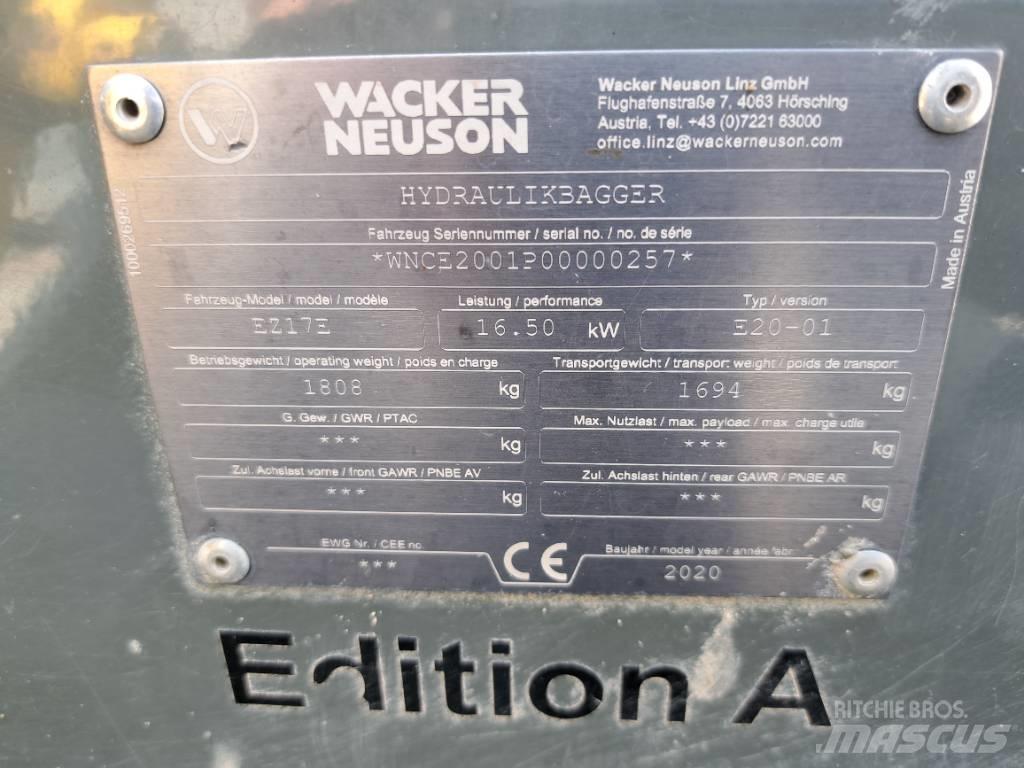 Wacker Neuson EZ17e Telakaivukoneet