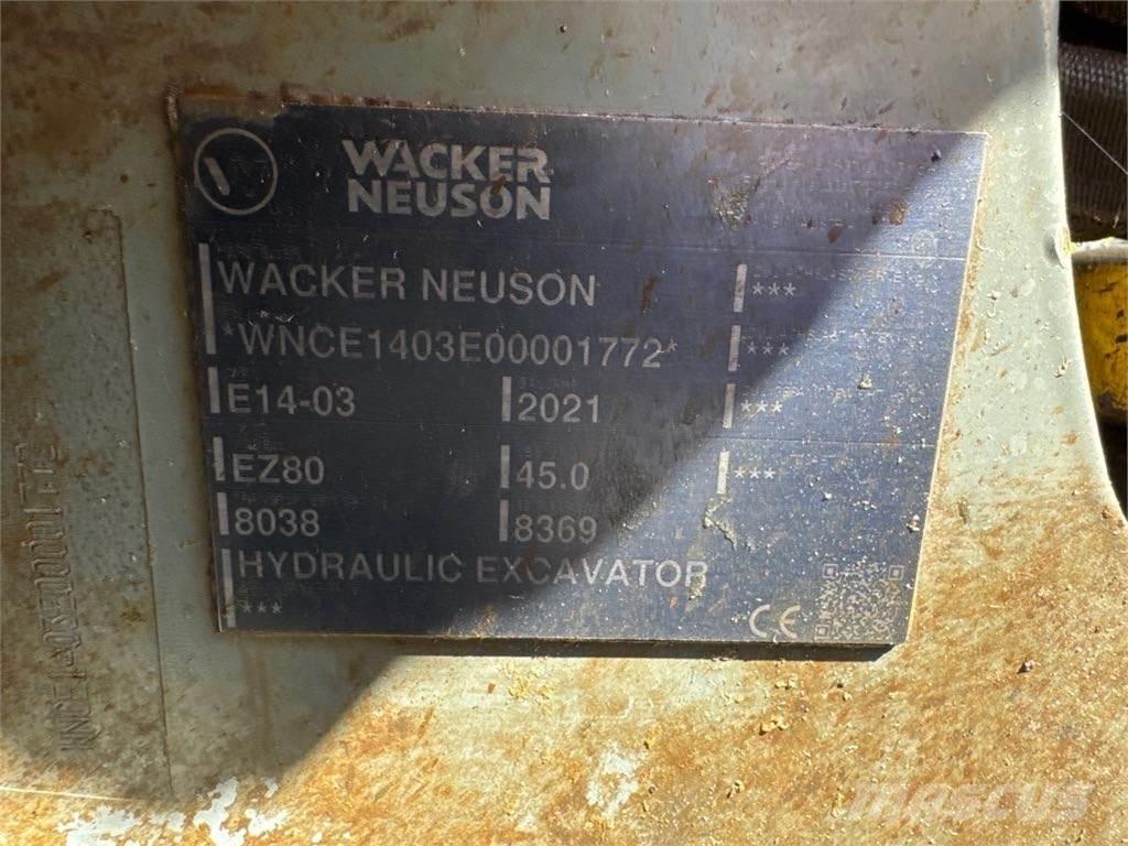 Wacker Neuson EZ80 Telakaivukoneet