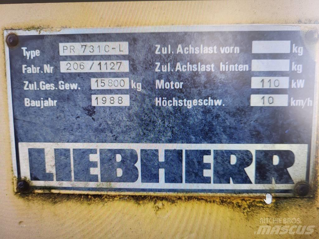Liebherr PR 731 CL Telaketjupuskutraktorit