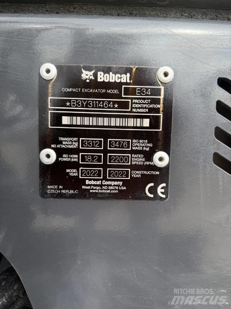 Bobcat E 34 Minikaivukoneet < 7t