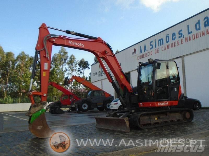 Kubota KX 080-4 Midikaivukoneet 7t - 12t