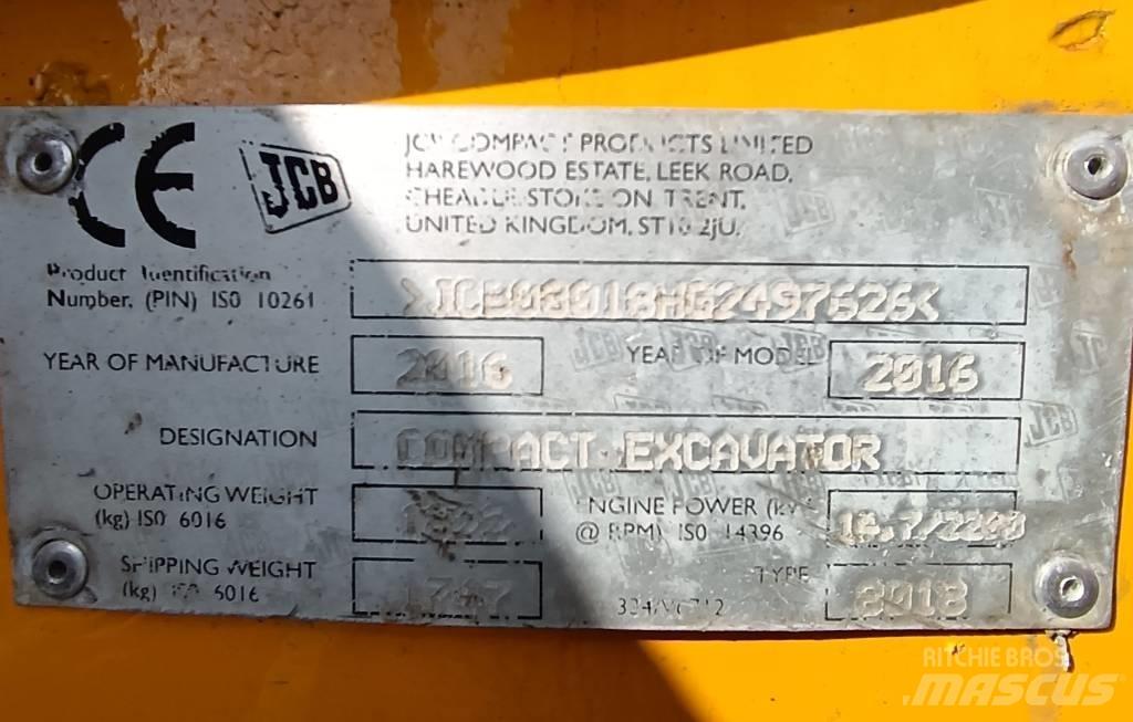 JCB 8018 CTS Minikaivukoneet < 7t