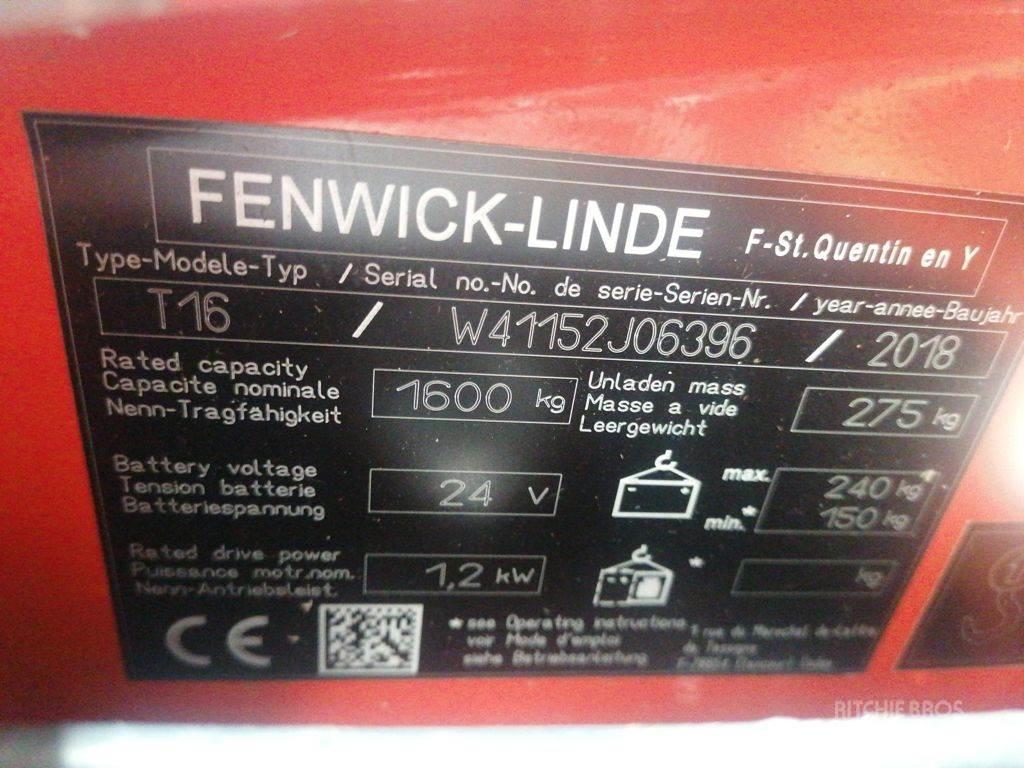 Linde T16 Lavansiirtotrukit