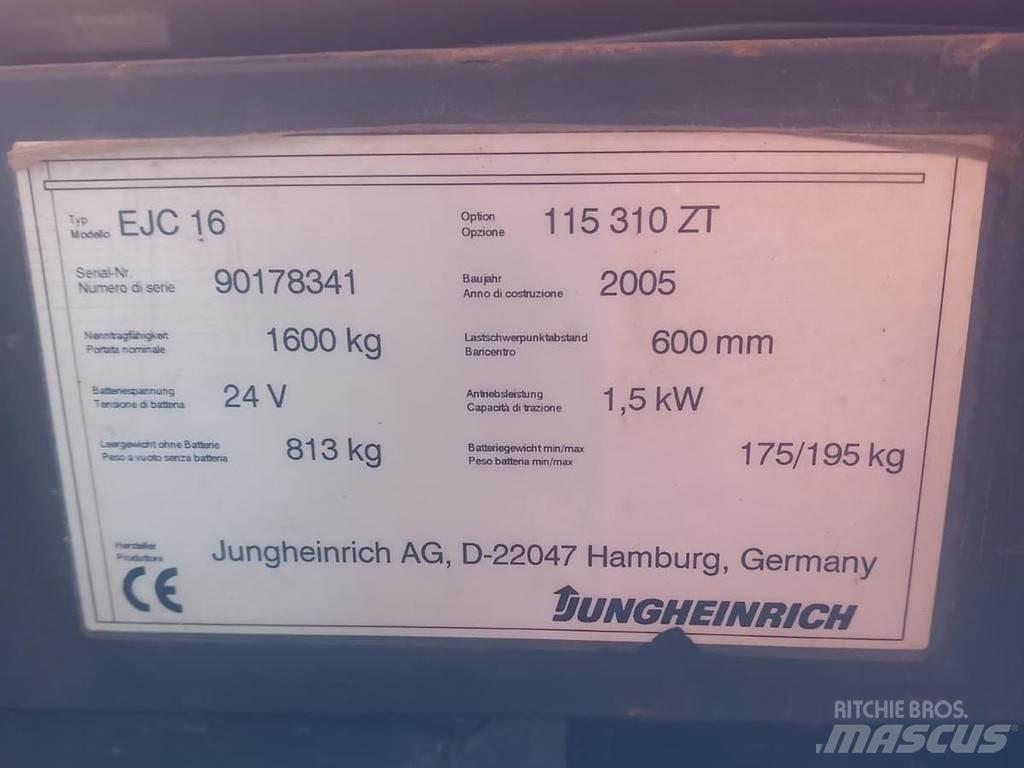 Jungheinrich ECJ16 Pumppukärryt