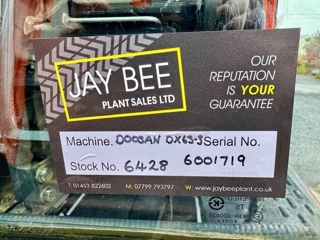 Doosan DX 63 R Minikaivukoneet < 7t