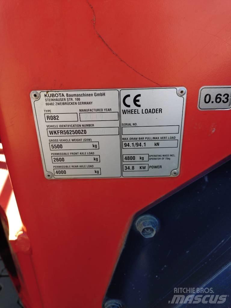 Kubota R 082 Pyöräkuormaajat