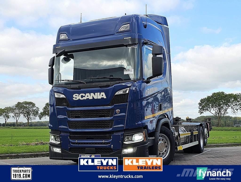 Scania R410 LNG Vaihtolava-autot