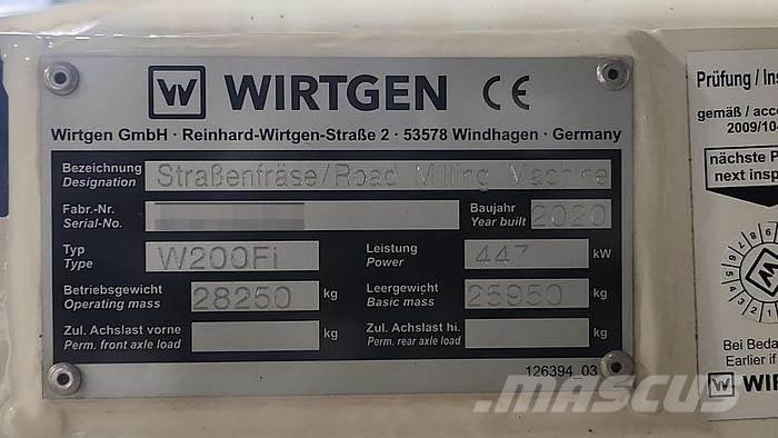 Wirtgen W200Fi Betonikivikoneet
