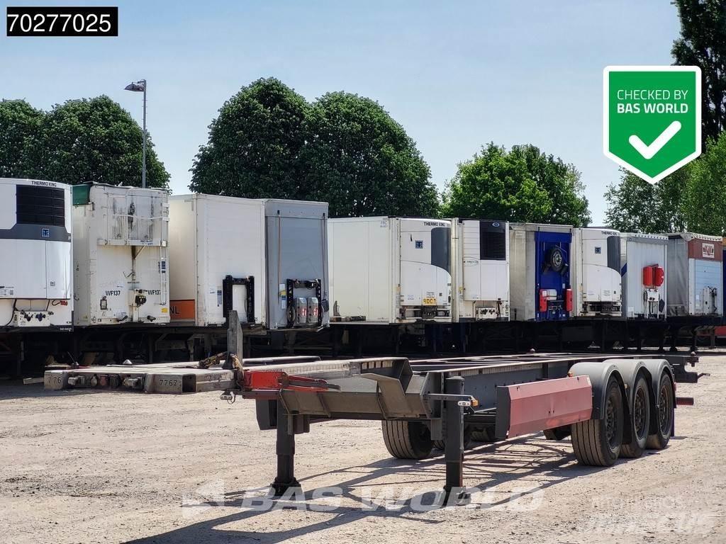 Van Hool 3 axles Konttipuoliperävaunut