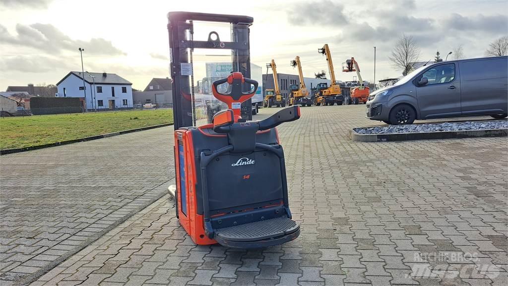 Linde L14AP Käyden ajettavat pinoamistrukit