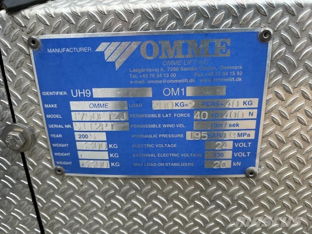 Omme 1750ETZJ Nostolava-autot