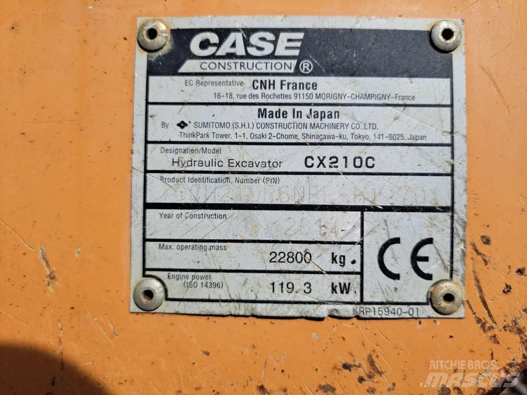 CASE CX 210 C Telakaivukoneet