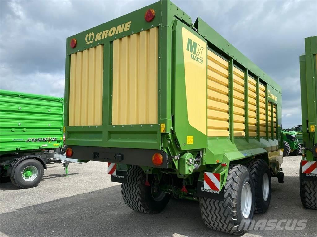 Krone MX 370 GD Keräävät noukinvaunut ja silppurivaunut