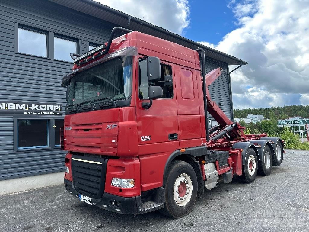 DAF XF105.410 8x2 Koukkulava kuorma-autot