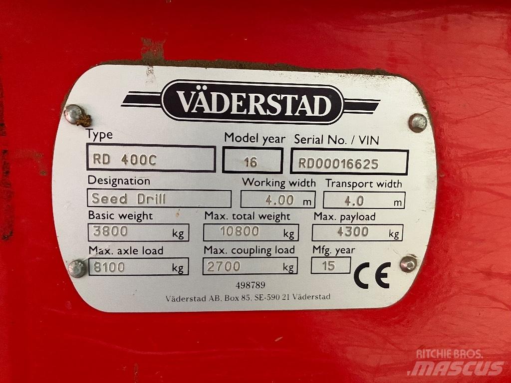 Väderstad Rapid400C Kylvökoneet