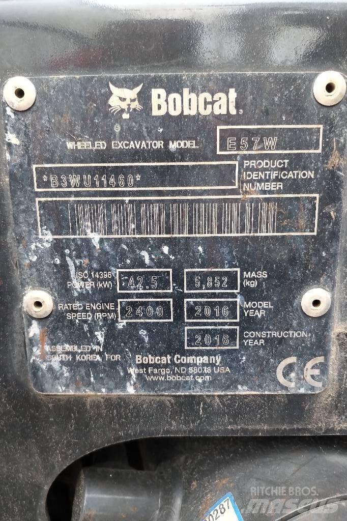 Bobcat W57 Pyöräkaivukoneet