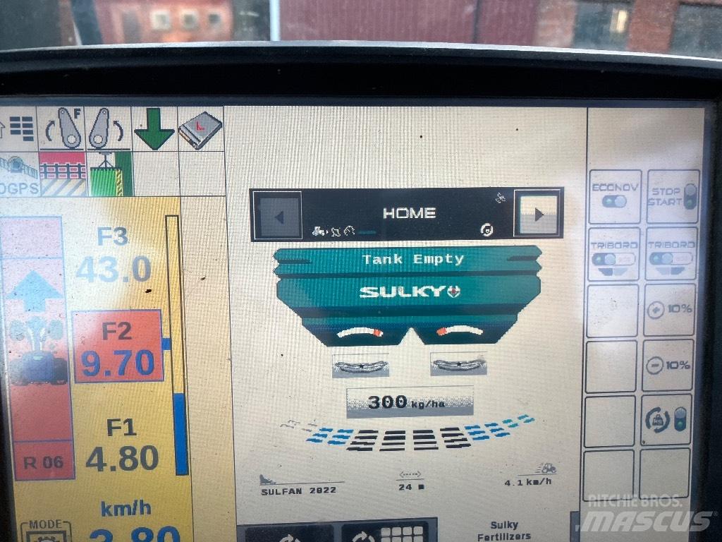 Sulky X 50+ Econov Lannoitteenlevittimet