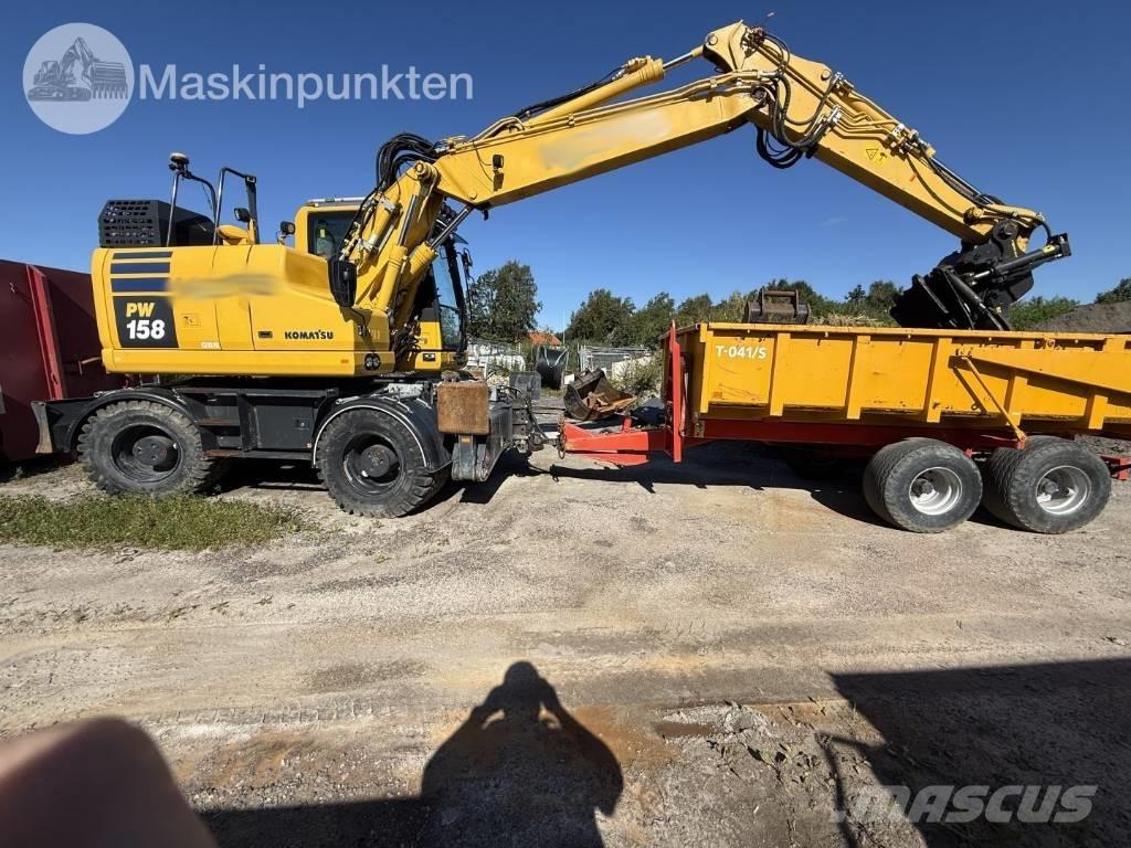 Komatsu PW 158 Pyöräkaivukoneet