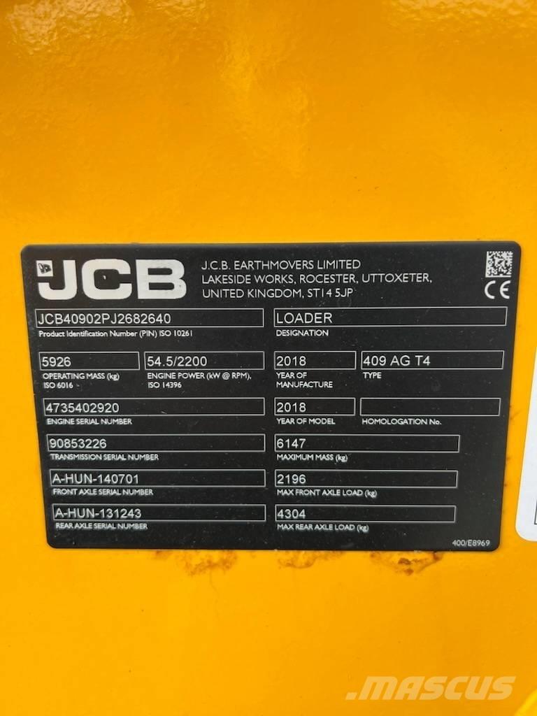JCB 409 Pyöräkuormaajat